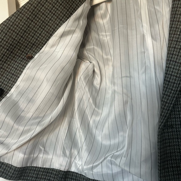 Veronica Beard Sybille cropped houndstooth wool-blend blaze - Picture 5 of 6